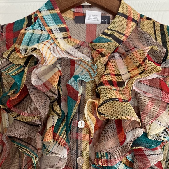 Twenty- One Plaid Ruffle Dress - Picture 3 of 9